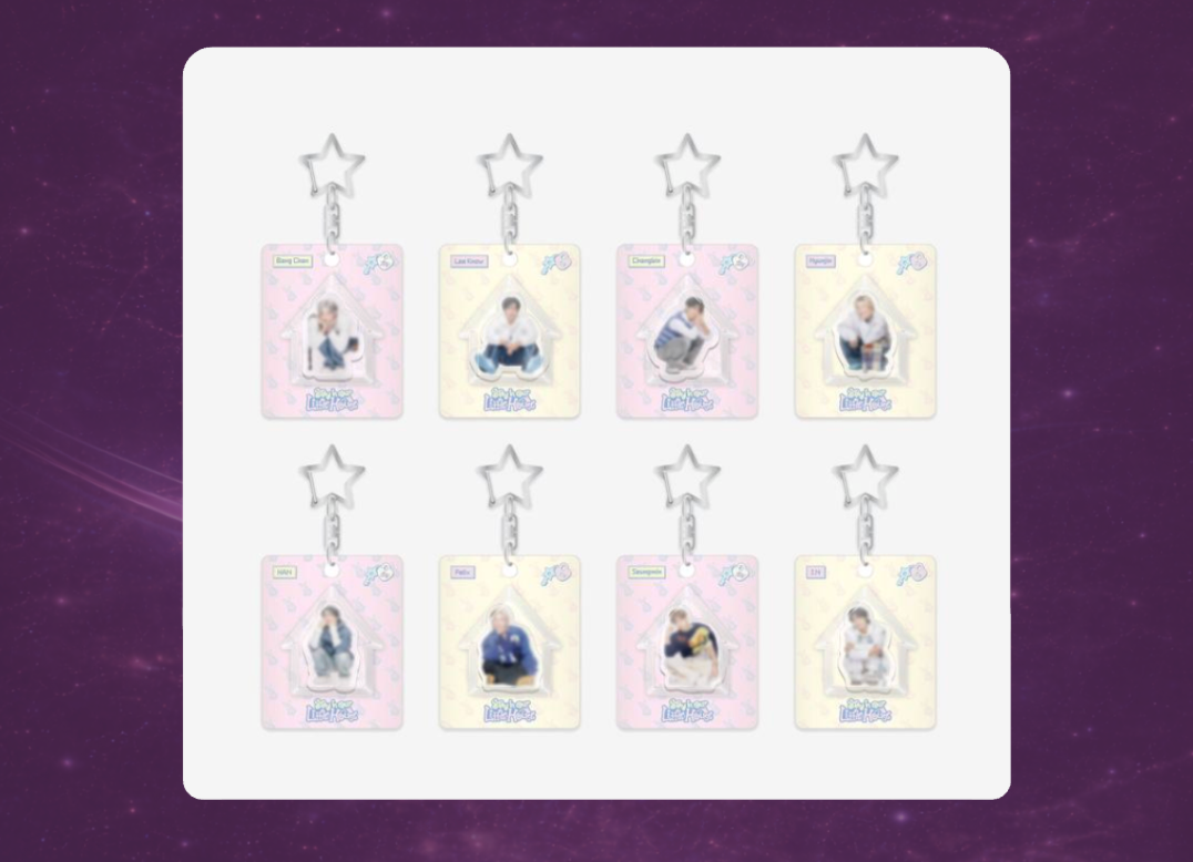 STAY in Our Little House: Mini Block Keyring