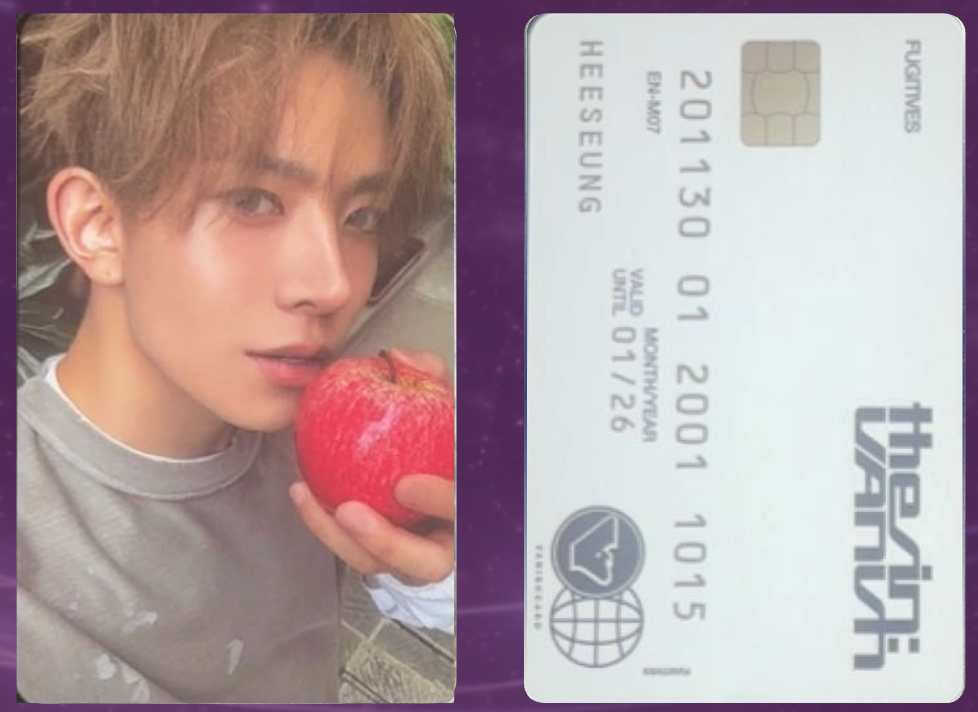 Enhypen The Sin: The Vanish Photocard Heesung