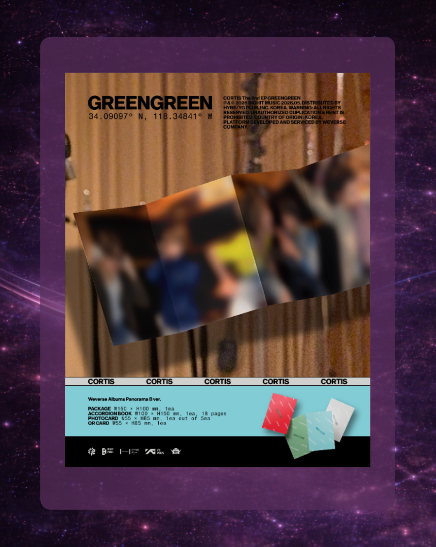 Cortis The 2nd EP: Greengreen (Weverse Ver.)