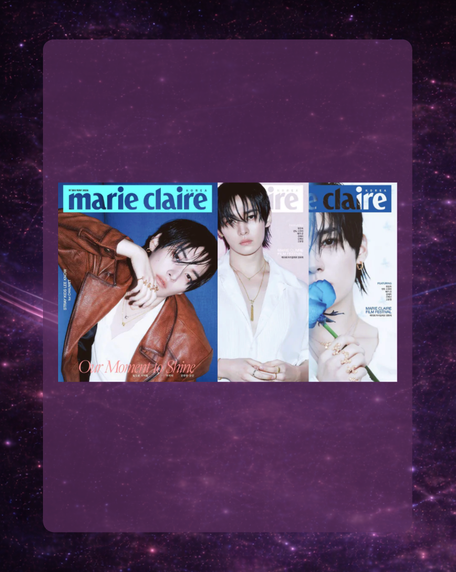 Lee Know Marie Claire May 2026 Issue