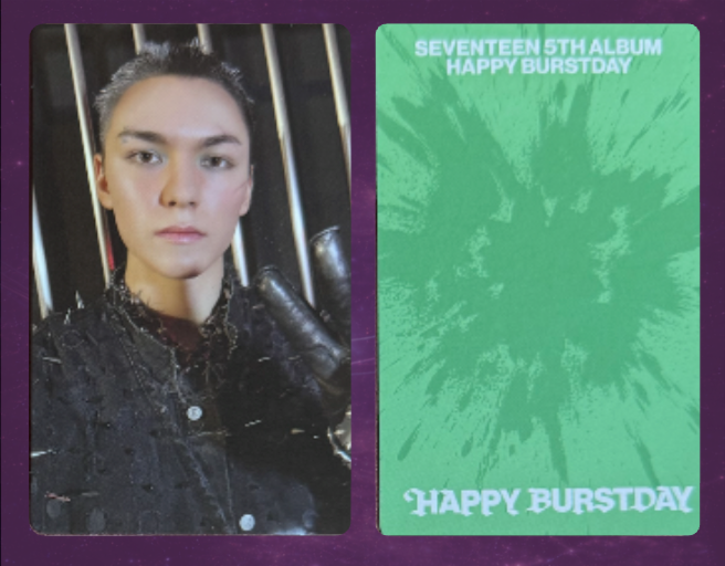 Seventeen Burstday Photocard: Vernon
