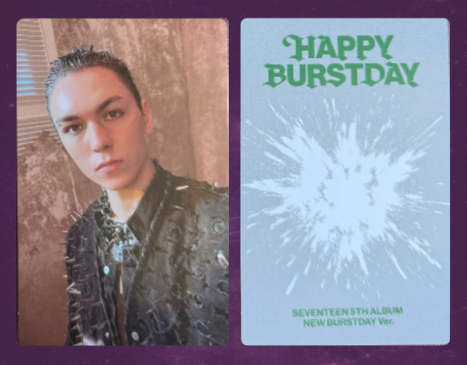 Seventeen Burstday Photocard: Vernon