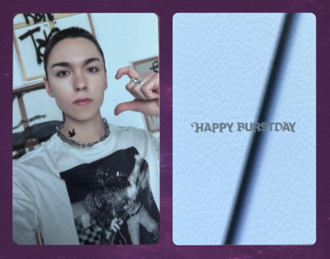 Seventeen Burstday Photocard: Vernon