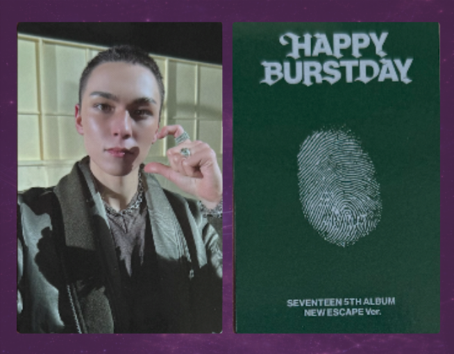 Seventeen Burstday Photocard: Vernon