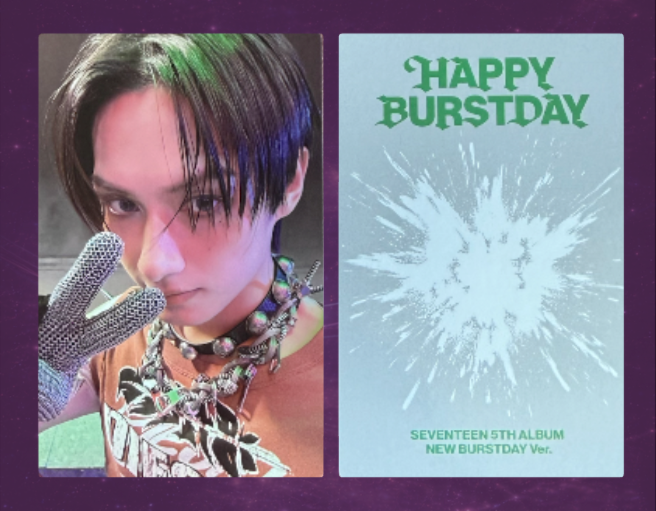 Seventeen Burstday Photocard: Joshua