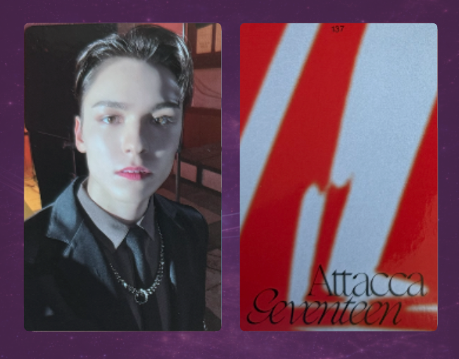 Seventeen Attacca Photocard: Vernon