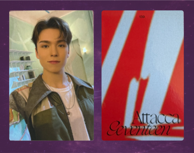 Seventeen Attacca Photocard: Vernon
