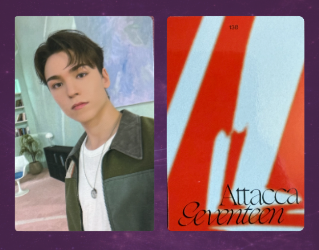 Seventeen Attacca Photocard: Vernon