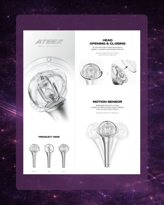 Ateez Lightstick Version 3