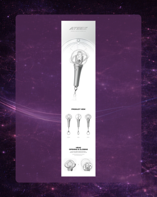 Ateez Lightstick Version 3 (Keyring Verison)
