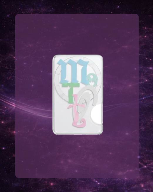 Itzy Motto Pop-Up: CLEAR MAGNETIC CARD CASE