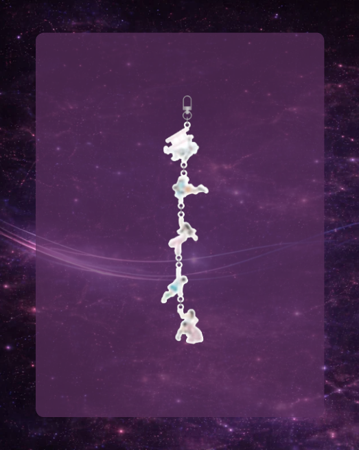 Itzy Motto Pop-Up: LADDER DANGLING KEYRING