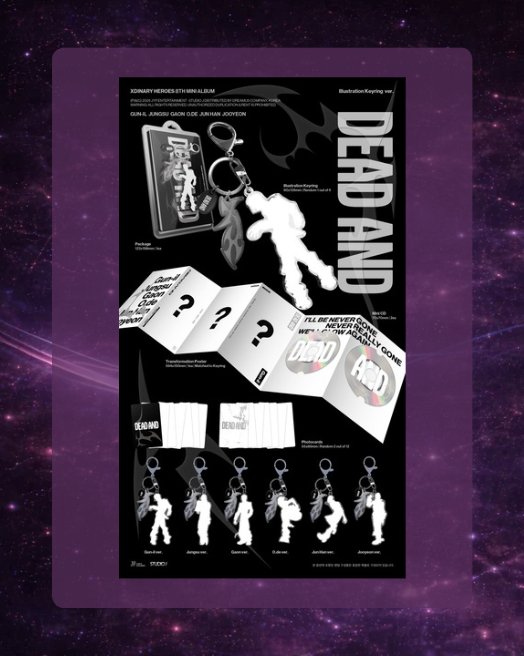 Xdinary Heroes DEAD AND (Illustration Keyring ver.)