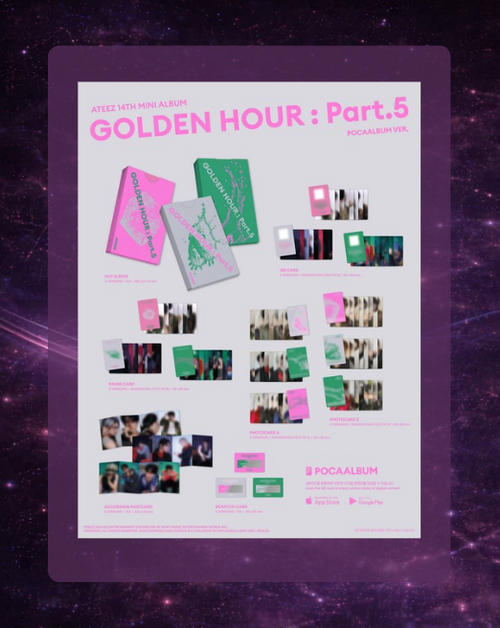 Ateez: Golden Hour Part 5 (POCAALBUM ver.)