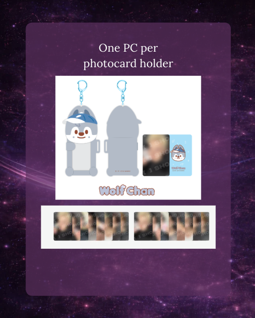 SKZOO x Sanrio: CONNECTING PHOTOCARD HOLDER