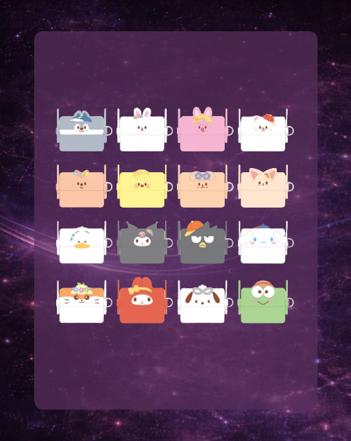 SKZOO x Sanrio: CARD WALLET CROSS BAG