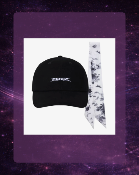 Stray Kids World Tour 'RUN IT': Bandana Ball Cap