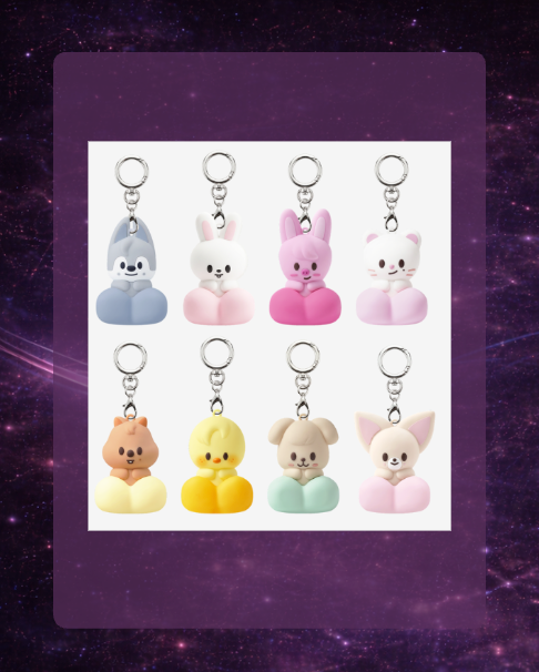 Stray Kids World Tour 'RUN IT': SKZOO Secret Clicker Keyring