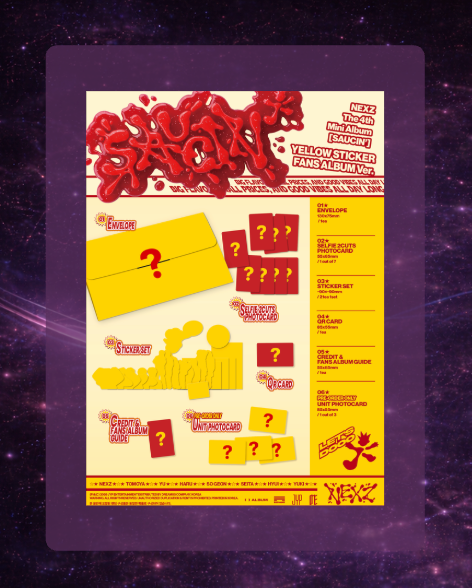 NEXZ Album SAUCIN' (FANS ALBUM ver.)