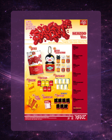 NEXZ Album SAUCIN' (NEXZOO ver.)