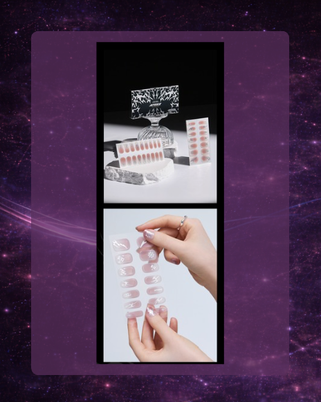 Ateez x Fanplday Merch: ATEEZ READY CURED GEL NAIL STICKER : THE TREASURE