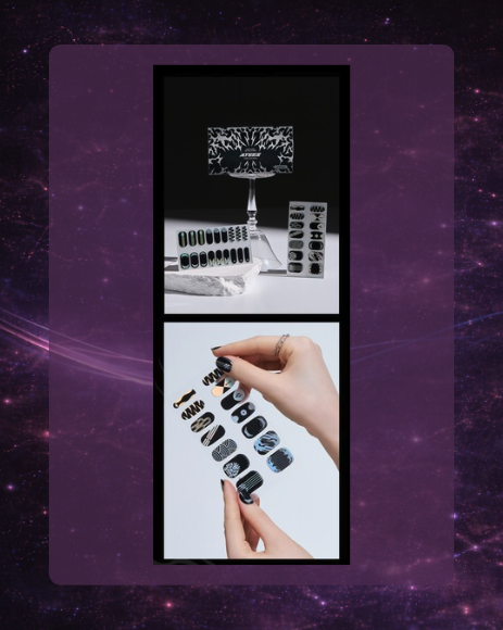 Ateez x Fanplday Merch: ATEEZ READY CURED GEL NAIL STICKER : TIMELESS SOUL
