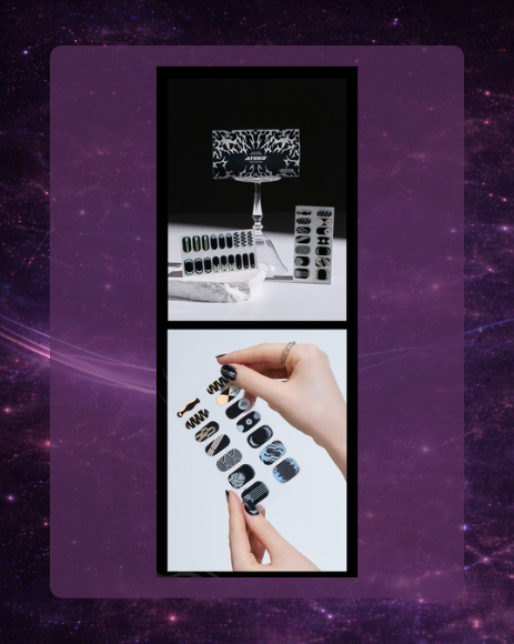 Ateez x Fanplday Merch: ATEEZ READY CURED GEL NAIL STICKER : TIMELESS SOUL