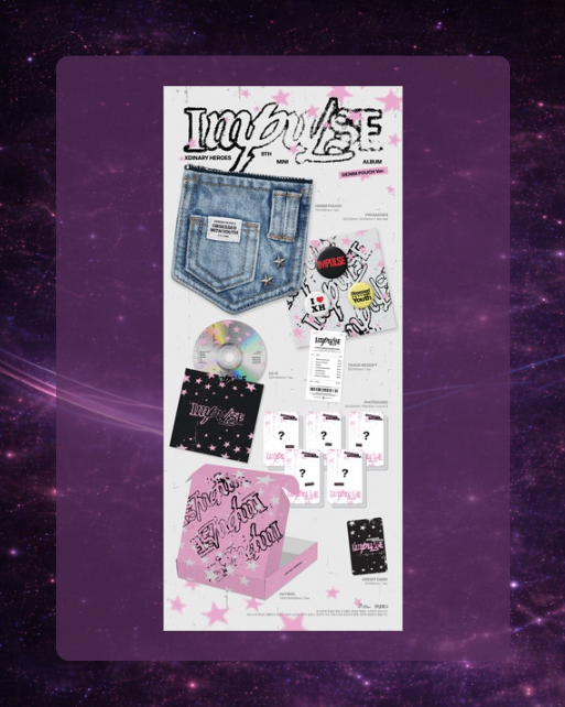 Xdinary Heroes IMPULSE (DENIM POUCH Ver.)