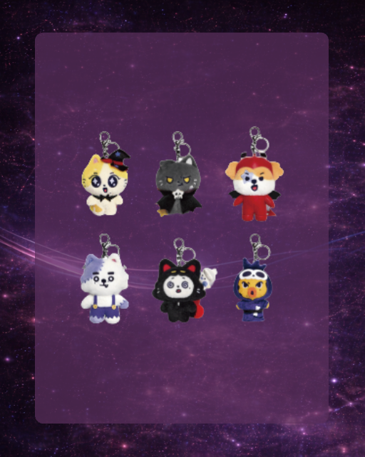 Enchin Spooky: Plush Keyring