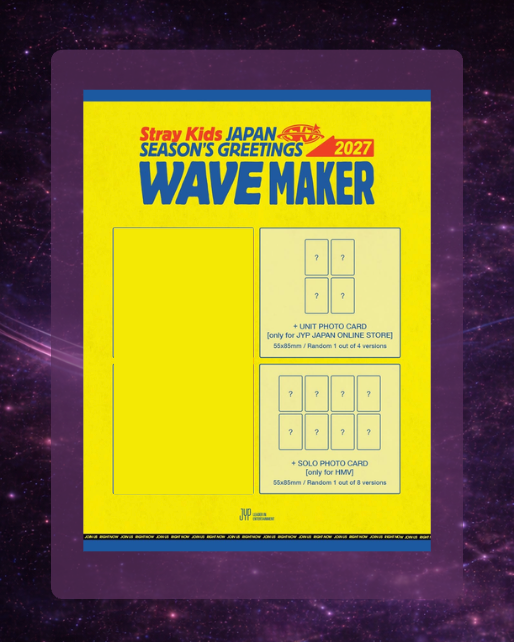 Stray Kids Seasons Greetings Japan 2027: Wave Maker