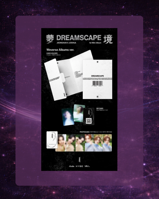 Jeonghan X Joshua (SEVENTEEN) - 1st Mini Album DREAMSCAPE (weverse Ver.)