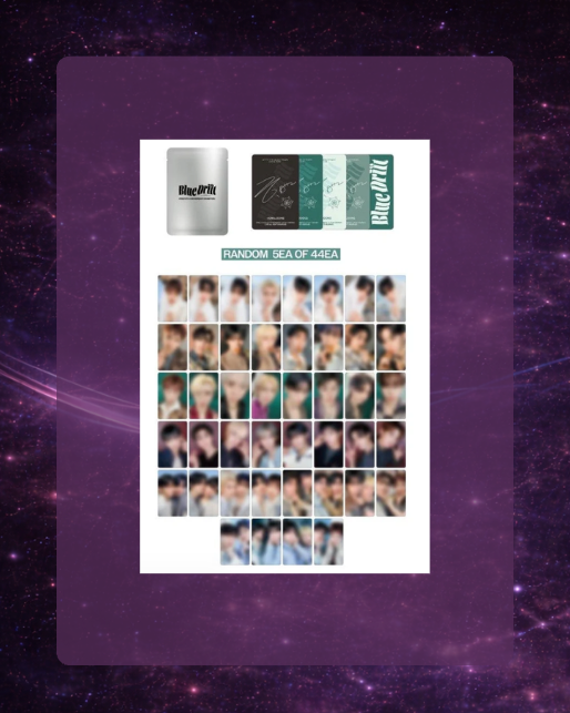 Ateez 8th Anniversary: Blue Drift - Photocard Pack
