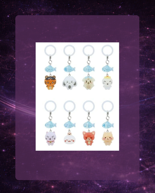 Ateez 8th Anniversary: Blue Drift - Lucky Fish Charm