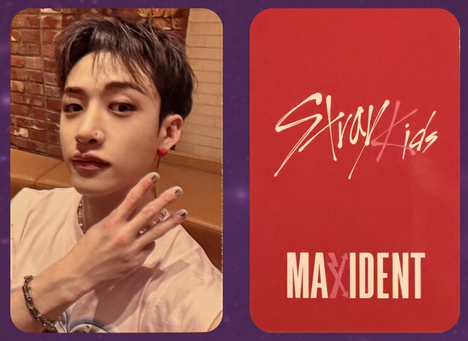 Stray Kids 'Maxident' Star river Fansign Round 2 POB