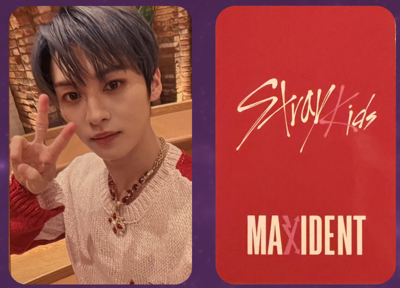 Stray Kids 'Maxident' Star river Fansign Round 2 POB