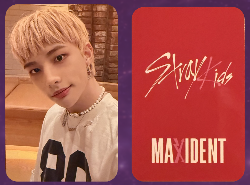 Stray Kids 'Maxident' Star river Fansign Round 2 POB