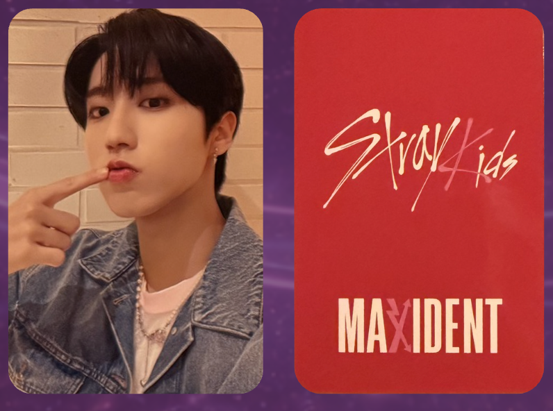 Stray Kids 'Maxident' Star river Fansign Round 2 POB