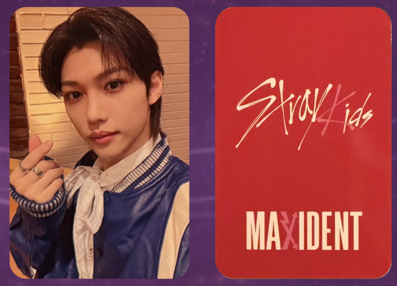 Stray Kids 'Maxident' Star river Fansign Round 2 POB