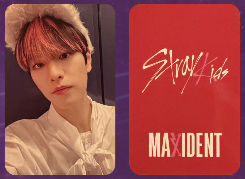 Stray Kids 'Maxident' Star river Fansign Round 2 POB