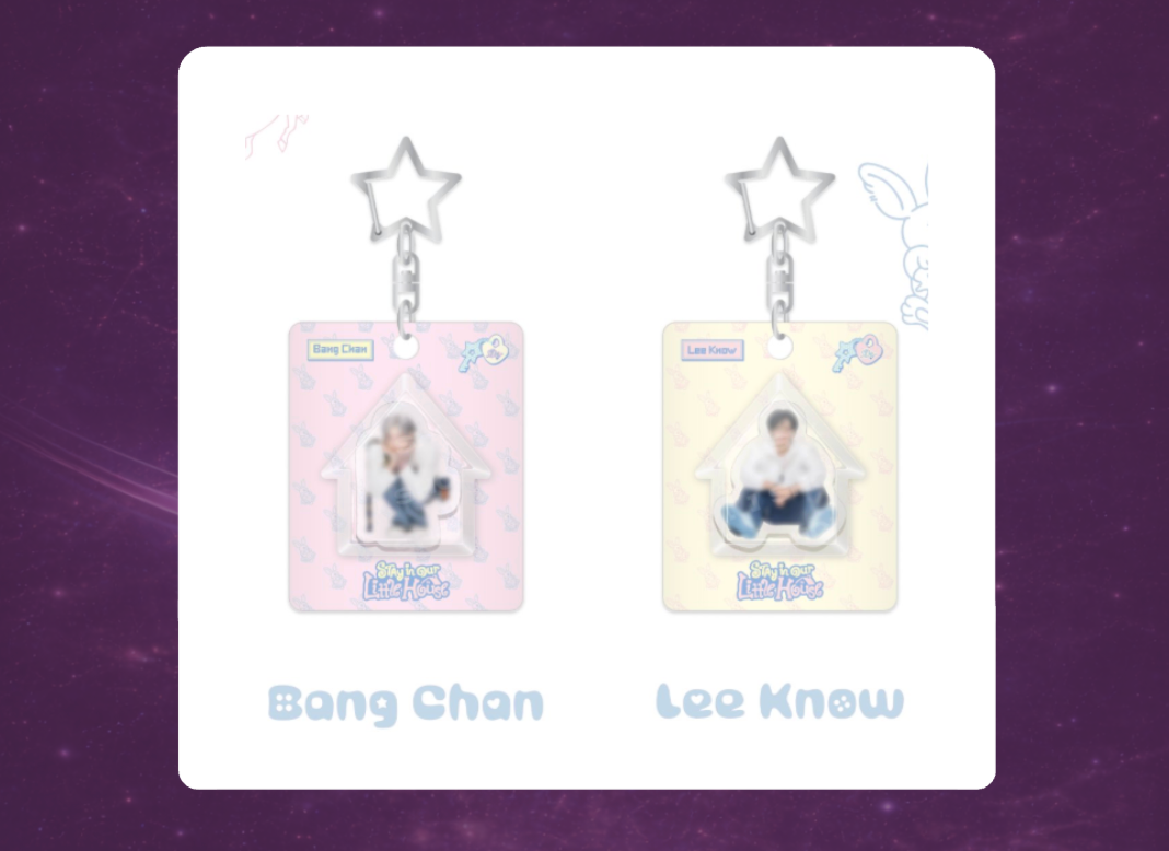 STAY in Our Little House: Mini Block Keyring