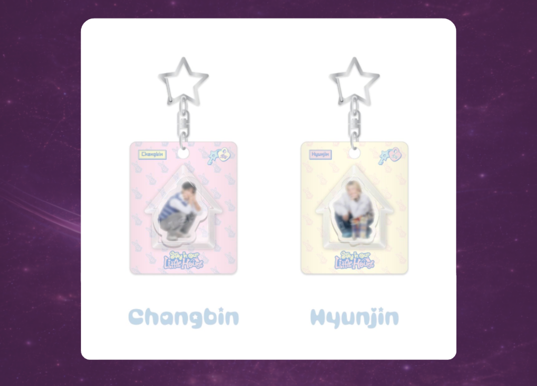 STAY in Our Little House: Mini Block Keyring