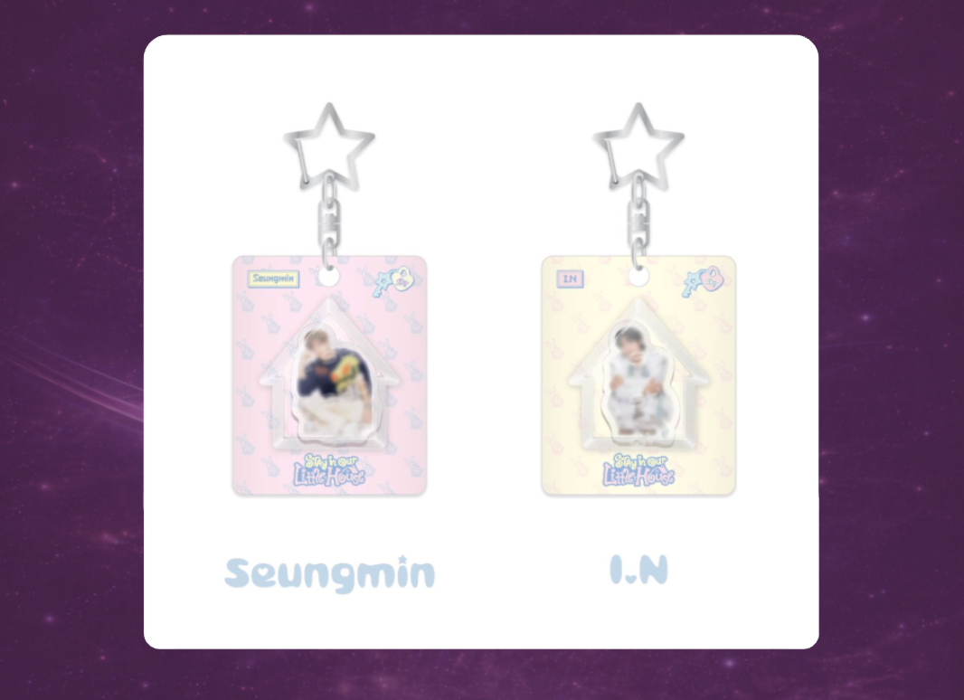 STAY in Our Little House: Mini Block Keyring