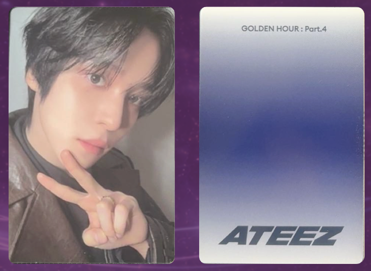Ateez Golden Hour: Part 4 Photocard