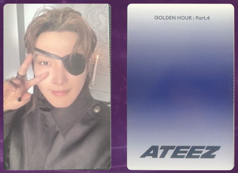 Ateez Golden Hour: Part 4 Photocard