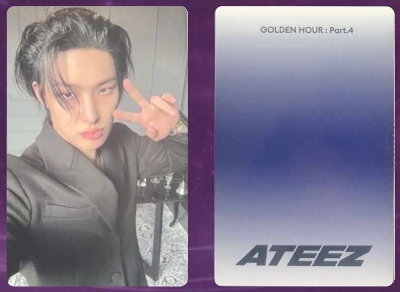 Ateez Golden Hour: Part 4 Photocard