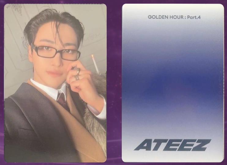 Ateez Golden Hour: Part 4 Photocard
