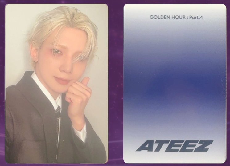 Ateez Golden Hour: Part 4 Photocard