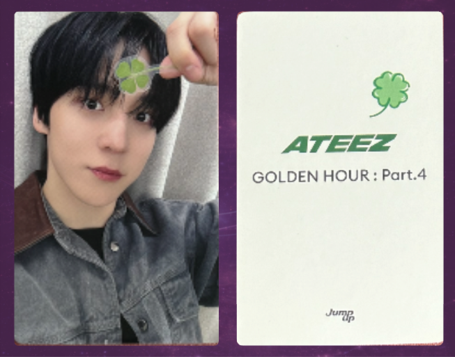 Ateez Golden Hour: Part 4 Photocard (POB Jump Up)
