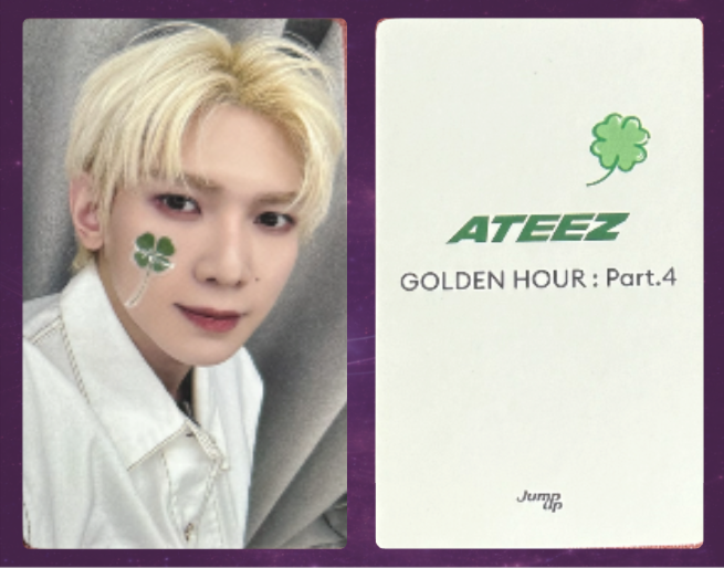 Ateez Golden Hour: Part 4 Photocard (POB Jump Up)