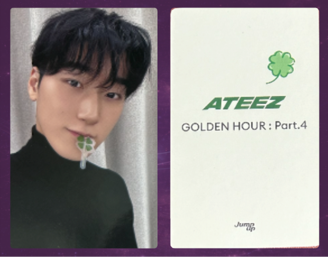 Ateez Golden Hour: Part 4 Photocard (POB Jump Up)